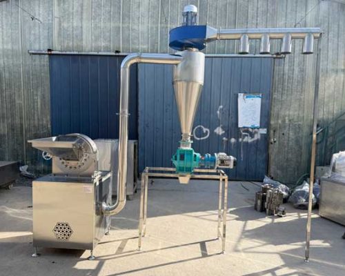 Powder Grinder With Dust-removal System